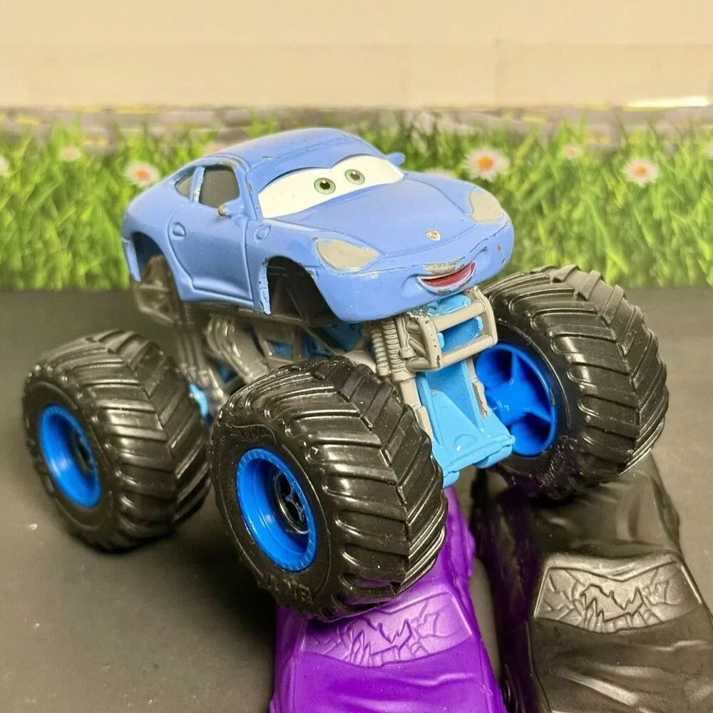 Disney Cars Mattel Custom Sally Carrera Monster Jam Truck Read Description